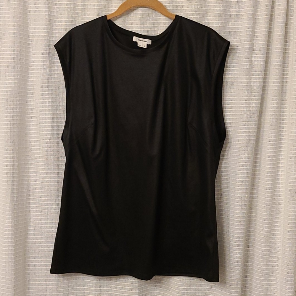 Black Helmut Lang Top With Open Back - image 1